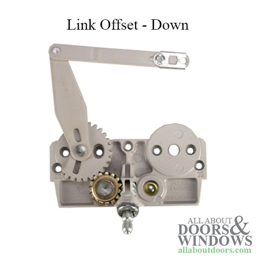 Truth Dyad Casement Operator, Wood windows, Link offset down, Left hand