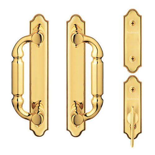 Andersen Covington 4 Panel Hardware Set - Polished Brass - Andersen Covington 4 Panel Hardware Set - Polished Brass