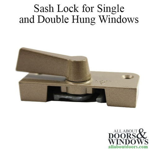 Sash Lock - 2-1/16 Single or Double Hung Window - Left Hand - Sash Lock - 2-1/16 Single or Double Hung Window - Left Hand