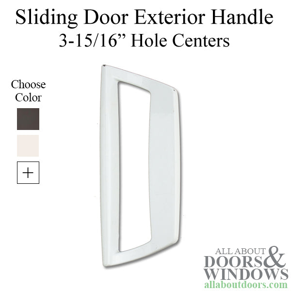 Die-Cast External Pull for Sliding Patio Door 3-15/16