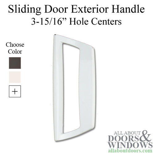 Die-Cast External Pull for Sliding Patio Door 3-15/16