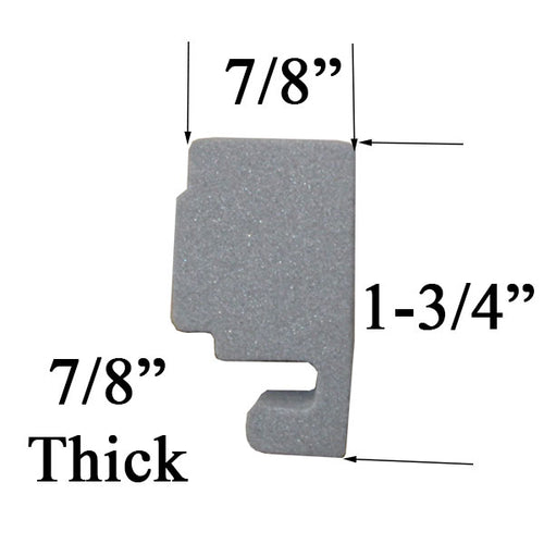 Foam Door Weather Seal - Gray - Foam Door Weather Seal - Gray