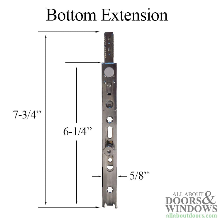 Bottom Extension Piece Z, 180 degree, M1 (2 way) - Bottom Extension Piece Z, 180 degree, M1 (2 way)