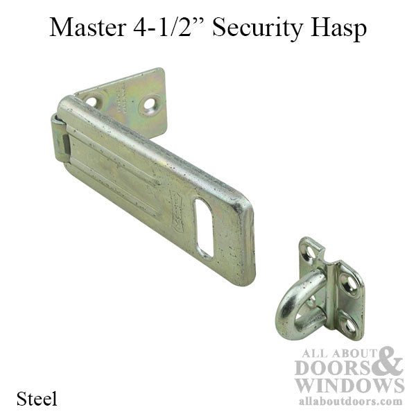 Master Security Hasp, 4-1/2 Inches - Master Security Hasp, 4-1/2 Inches