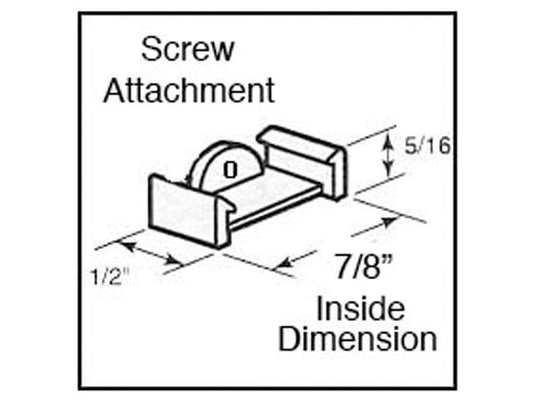 Window Parts: Grille / Grid Clip w/ Screw Application