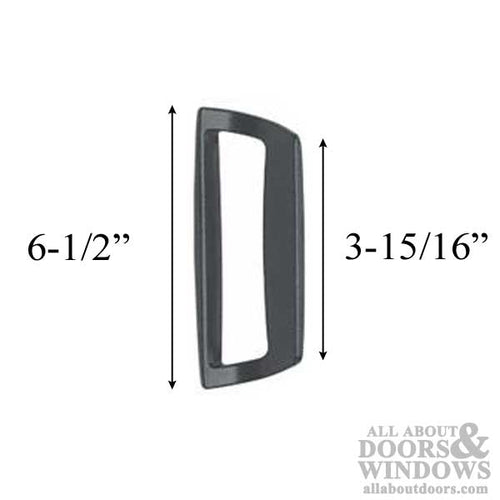 External Pull - Sliding Patio Door, Diecast - Black - External Pull - Sliding Patio Door, Diecast - Black