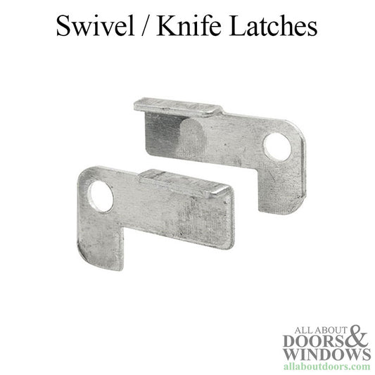 Knife Latches, Pair Left & Right Hand with Bushing, Aluminum