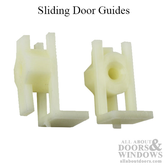 DISCONTINUED - Guides, Sliding Door, White Plastic for Arrow Shed