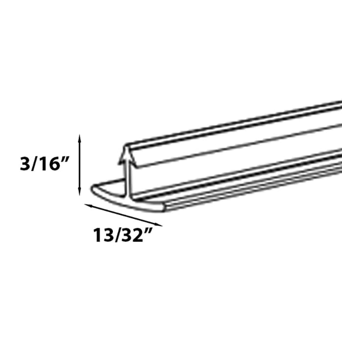 V230 Bottom Rail Slide Insert, CN60, 35-5/8