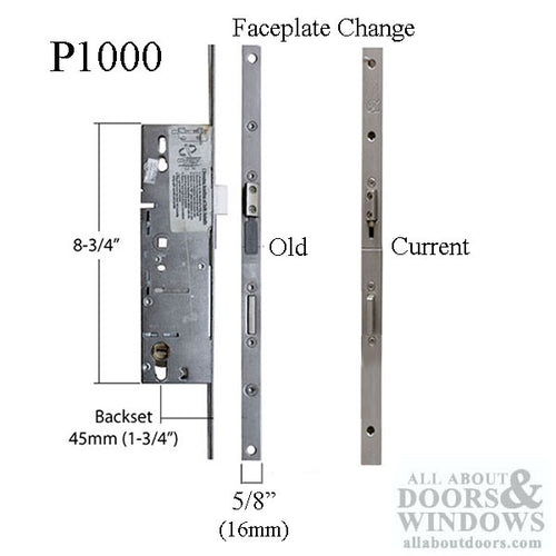 Integrity Active 45/92 Multipoint Lock, CN 7-0, Shootbolt - Stainless Steel - Integrity Active 45/92 Multipoint Lock, CN 7-0, Shootbolt - Stainless Steel