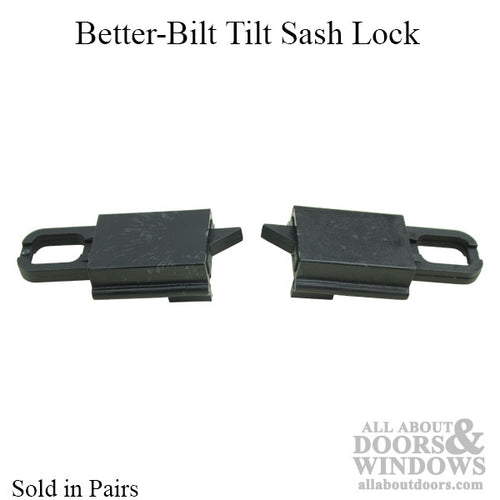 Tilt Sash Lock, Better-Bilt - Pairs - Black - Tilt Sash Lock, Better-Bilt - Pairs - Black