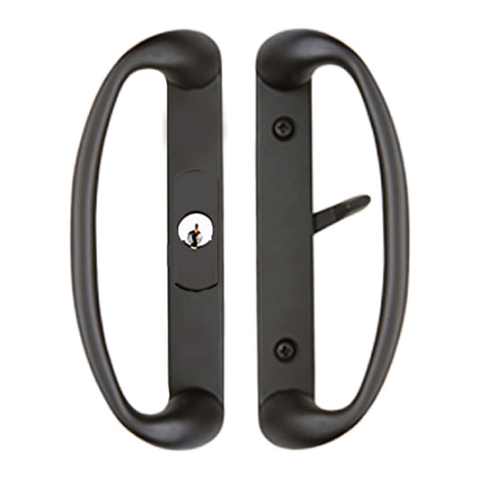 Sonoma Active Keyed Entry Handle Set with Full Cylinder for Sliding Patio Doors