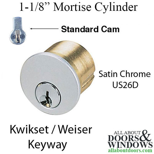 Mortise Cylinder, 1-1/8