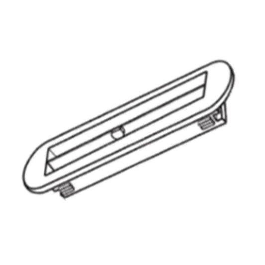 Weep Hole Cover w/ Flap Vinyl Windows,  5/16" x 1-5/16"