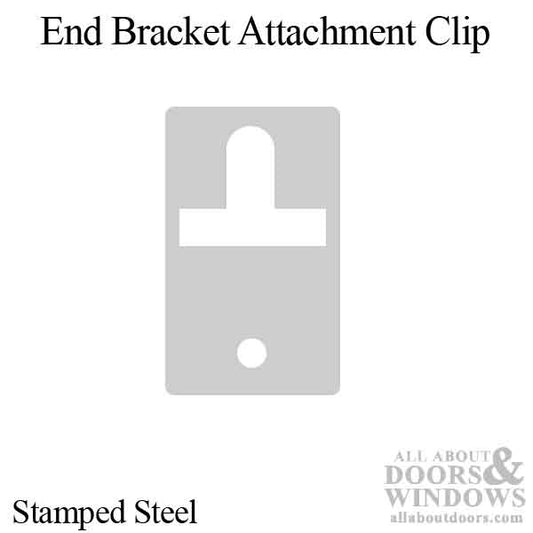 End Bracket Attachment # 6 Balance clip used on overhead bal