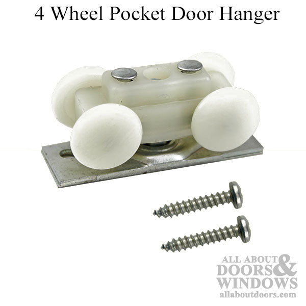 Discontinued 4-Wheel Hanger for Pocket Door - Discontinued 4-Wheel Hanger for Pocket Door