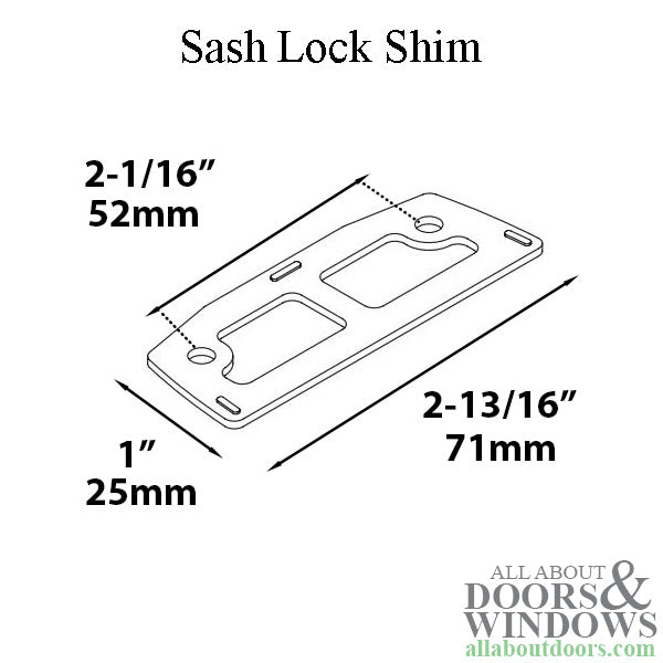 Andersen Sash Lock Shim 200 Series Tilt-Wash Double Hung Window - White - Andersen Sash Lock Shim 200 Series Tilt-Wash Double Hung Window - White