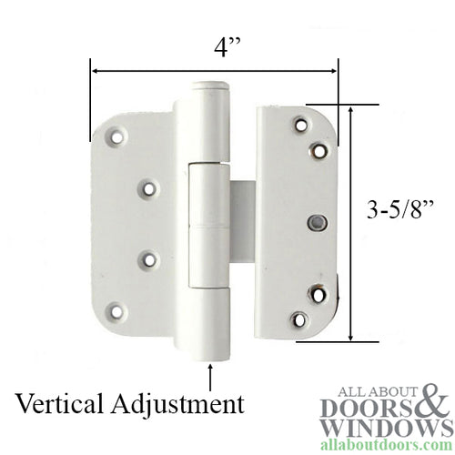 Marvin Elevate 300 Series Adjustable door hinge 3-5/8 x 4, Left Hand - Marvin Elevate 300 Series Adjustable door hinge 3-5/8 x 4, Left Hand