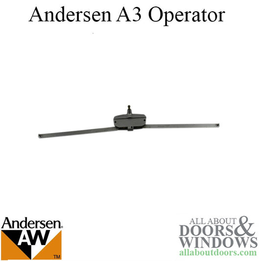 Andersen A3 Awning Operator - Silver Satin