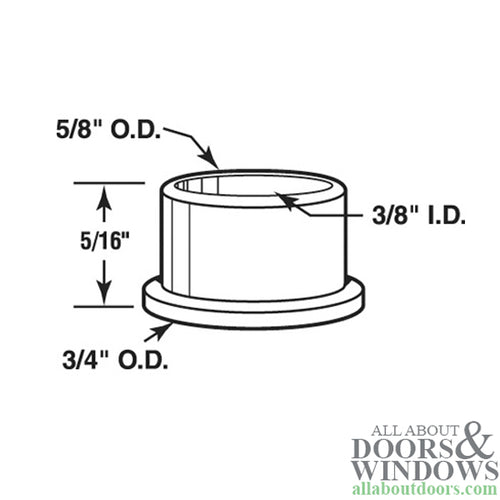 Pin Cap / Guide, 3/8 I.D., Nylon Replacement - Each - Pin Cap / Guide, 3/8 I.D., Nylon Replacement - Each