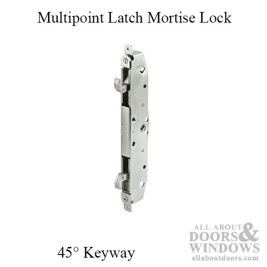 2 Point Mortise Lock - Sliding Patio Door, Generic Keyway - Steel