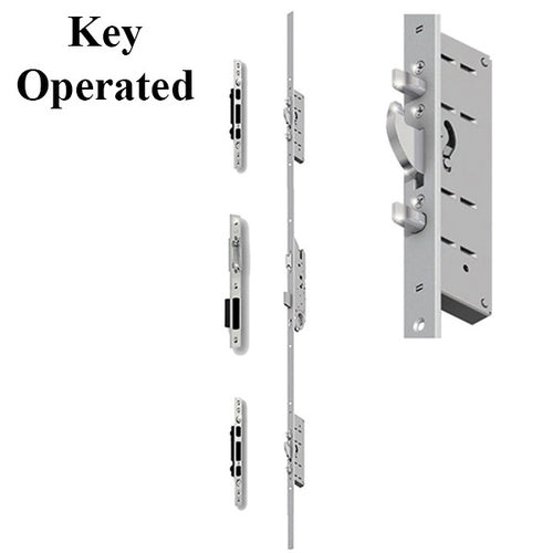 Hoppe 24mm Key Operated Multipoint Lock, 1-3/4