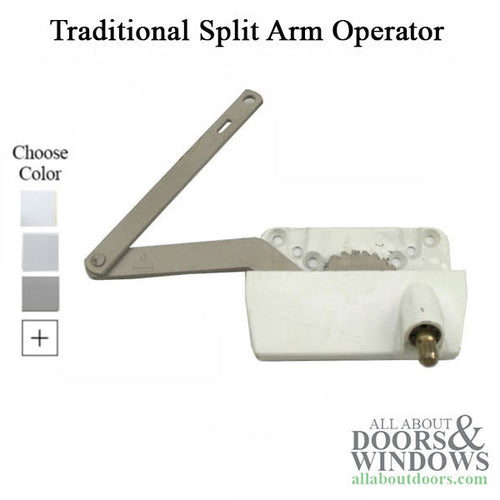 Truth 15.30 Traditional Split Arm Operator Casement Operator, Split Arm, Right Hand - Truth 15.30 Traditional Split Arm Operator Casement Operator, Split Arm, Right Hand