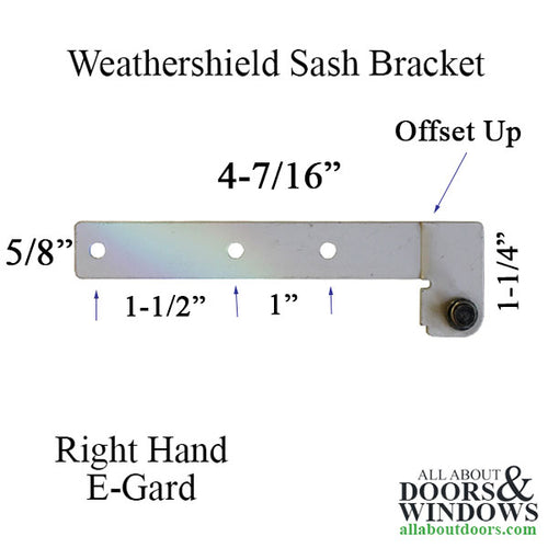 Weather Shield Sash Bracket,- Egard - Weather Shield Sash Bracket,- Egard