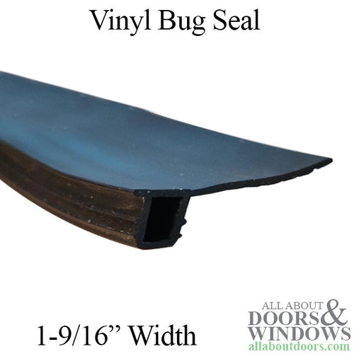 Vinyl Bug Seal for Sliding Screen Door, 1-9/16