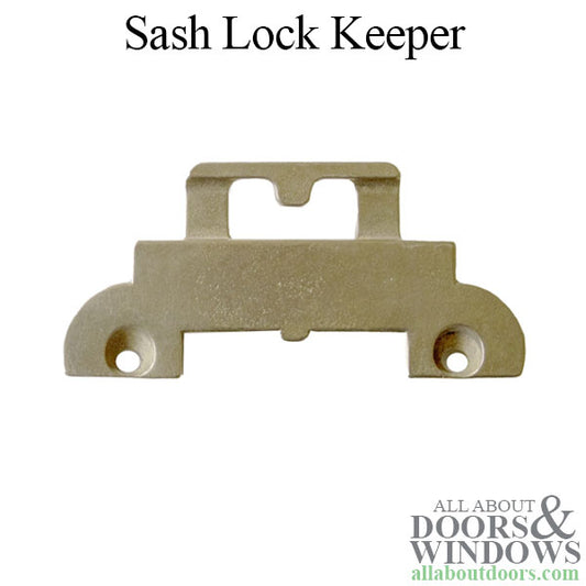 Stone River Bronze Sash Lock Keeper - White Bronze