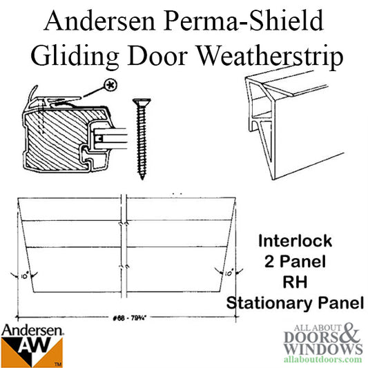 UNAVAILABLE - Interlock, 2 Panel, RH, Stationary Panel