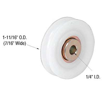 Roller Only, 1-11/16" Diameter Nylon Wheel