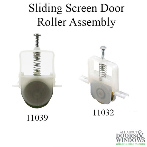 Roller Assembly with 1 Inch Steel Wheel for Sliding Screen Door - Roller Assembly with 1 Inch Steel Wheel for Sliding Screen Door