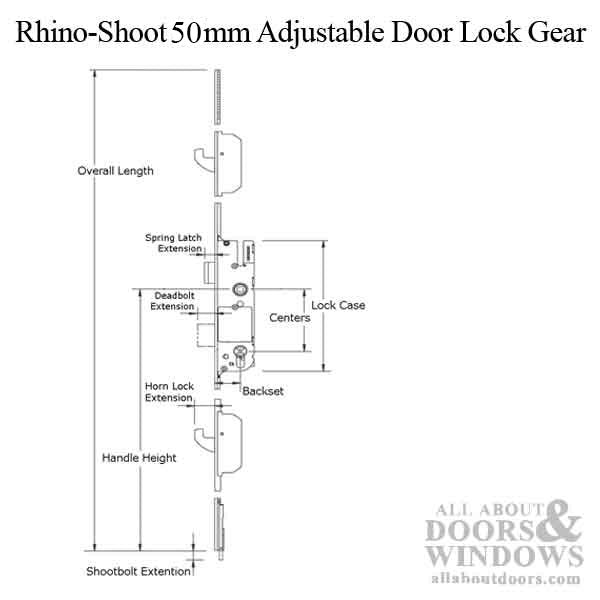 G/U Rhino Active 50/92 Europa, 3 Point Hook / Shootbolt Euro Version - G/U Rhino Active 50/92 Europa, 3 Point Hook / Shootbolt Euro Version