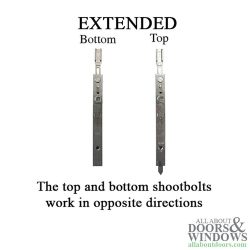 Inactive 50/92 Europa Multipoint Lock for Passive Doors - Silver Ferguard - Inactive 50/92 Europa Multipoint Lock for Passive Doors - Silver Ferguard