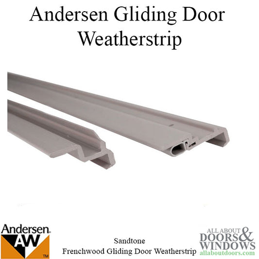 Complete Weatherstrip Set, 6 ft 8 in, Sandtone