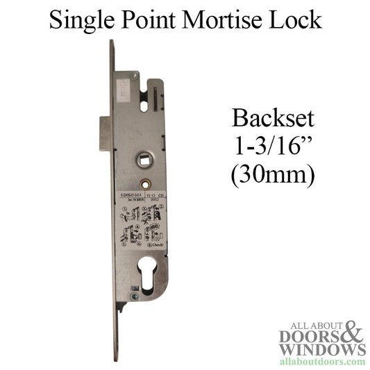 G-U Monolock 30/92 Euro Single Point Mortise Lock (SPL) - Stainless Steel