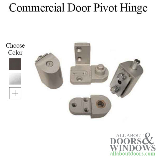 Store Front Commercial Doors Pivot Hinge YKK, Choose Handing and Color