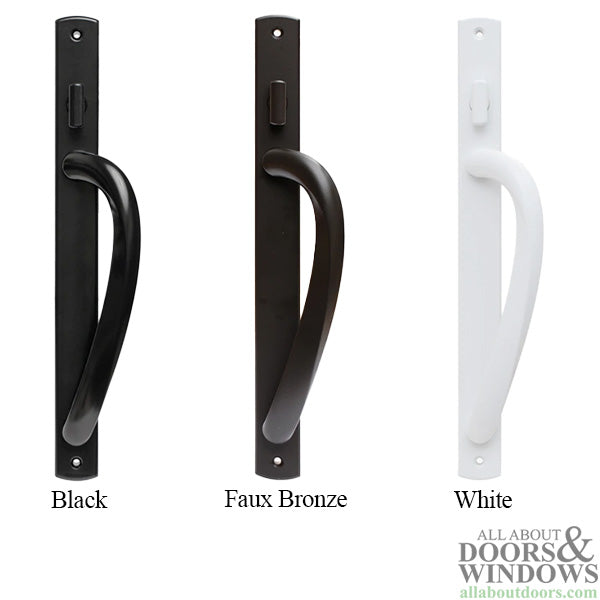 Truth Door Handle For Sliding Glass Doors Non Keyed Curved Handlset Choose Color - Truth Door Handle For Sliding Glass Doors Non Keyed Curved Handlset Choose Color