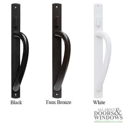 Truth Door Handle For Sliding Glass Doors Non Keyed Curved Handlset Choose Color - Truth Door Handle For Sliding Glass Doors Non Keyed Curved Handlset Choose Color