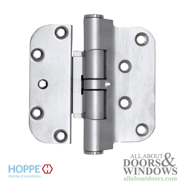 Hoppe F41-R, 2009 Set Hinge, RHI / LHO- Brushed Chrome - Hoppe F41-R, 2009 Set Hinge, RHI / LHO- Brushed Chrome