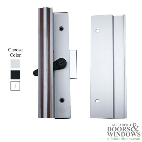 Handle Set for Sliding Patio Door with Extruded Inside Pull 4-15/16 Inch Hole Center - Handle Set for Sliding Patio Door with Extruded Inside Pull 4-15/16 Inch Hole Center