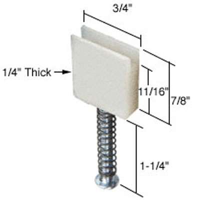 Tucker Sliding Screen Door Top Guide - Tucker Sliding Screen Door Top Guide