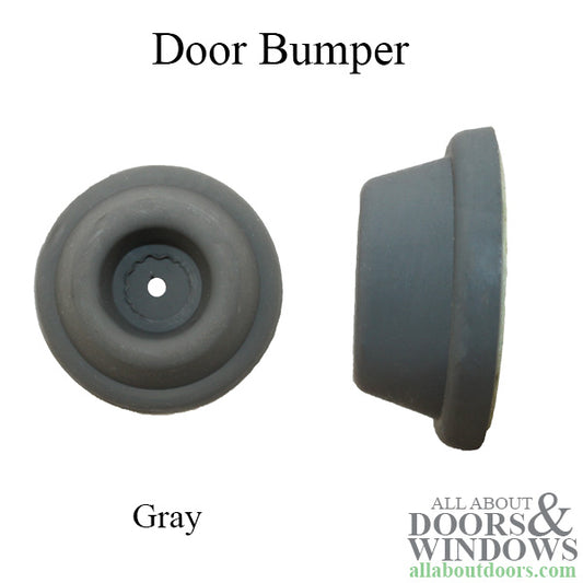 Door Bumper - Gray Rubber