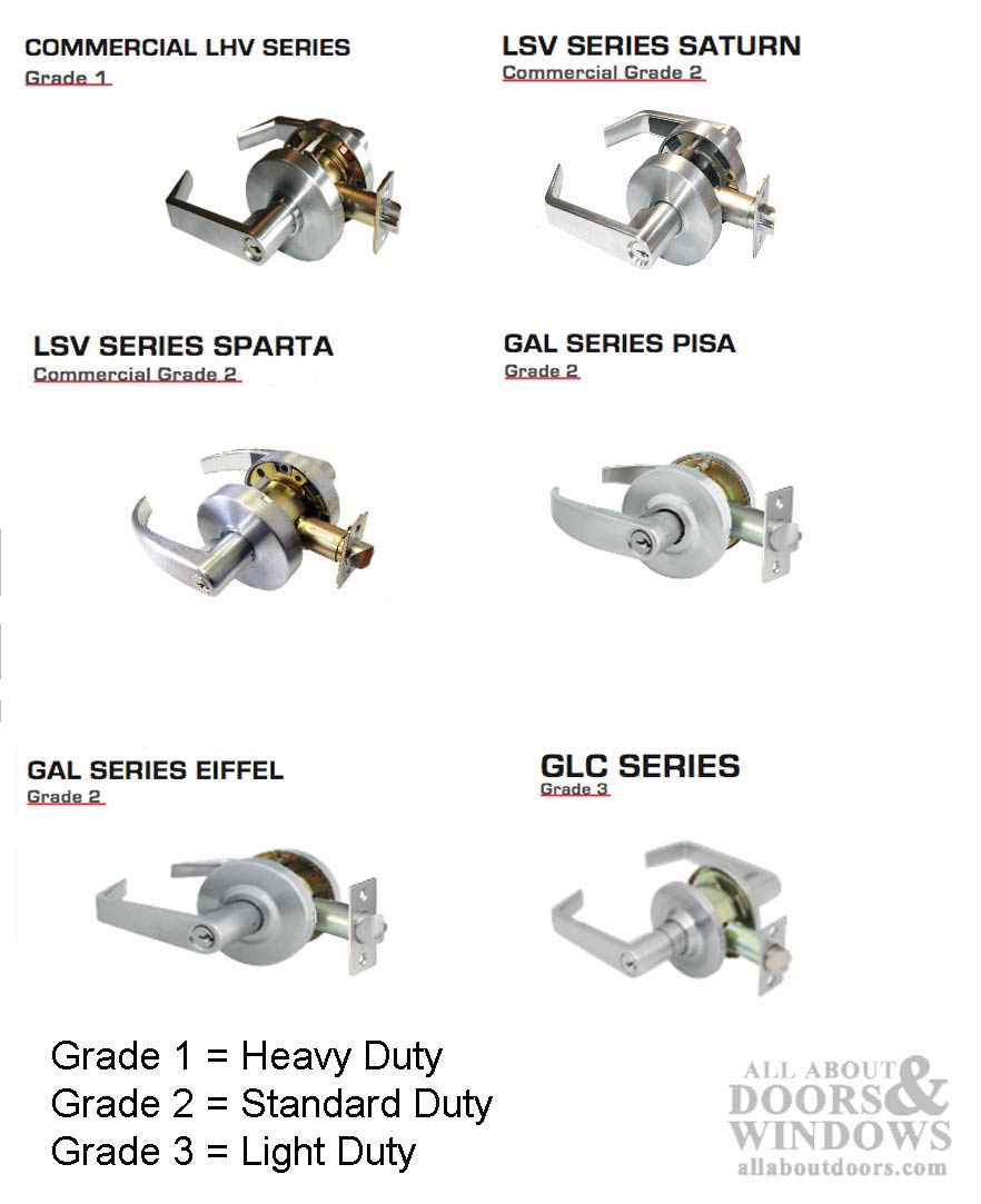 Passage Lever, 2-3/4bs,  Commercial Grade 2  Saturn Series - Passage Lever, 2-3/4bs,  Commercial Grade 2  Saturn Series