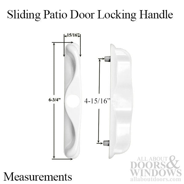 Outside Locking Handle for Patio Door 4-15/16