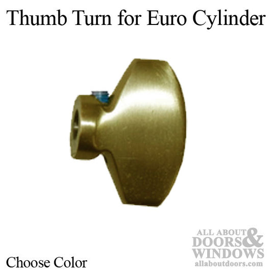 Emtek Thumb Turn European Style Thumb Turning Cylinder