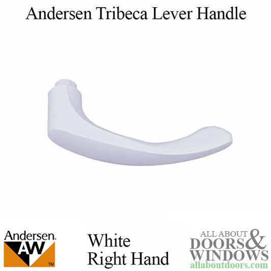 Andersen Tribeca Handle, Right Hand - White