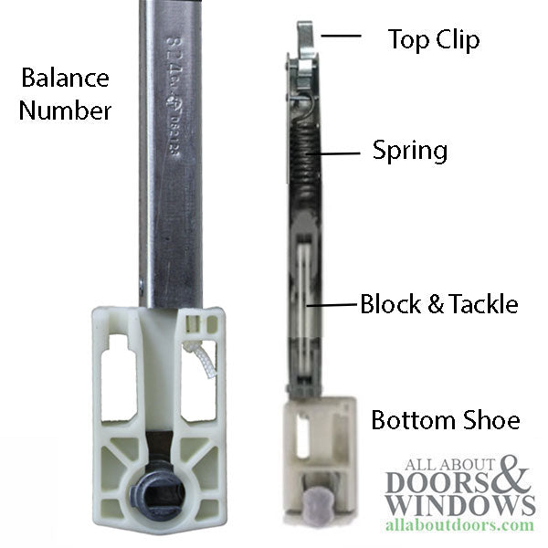 Sash Balance #824 for Andersen Tilt-Wash Windows - Sash Balance #824 for Andersen Tilt-Wash Windows