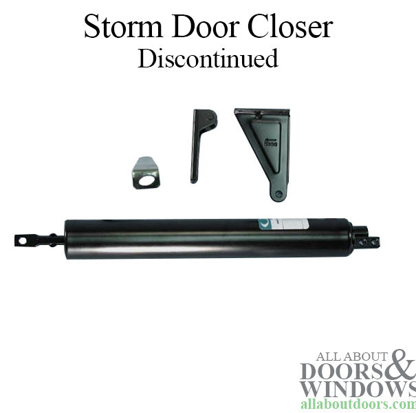 Light Duty Storm Door Closer with Bracket - Light Duty Storm Door Closer with Bracket